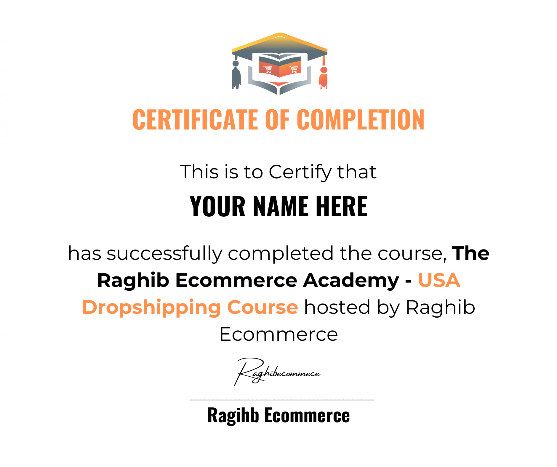 Raghib Ecommerce Academy course